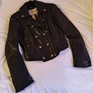 Burberry Leather Jacket size 38IT 4US